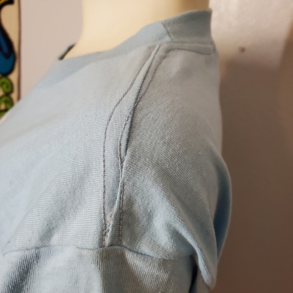 Vintage 80s Anvil Maltese Blue Tshirt - Picture 9 of 10